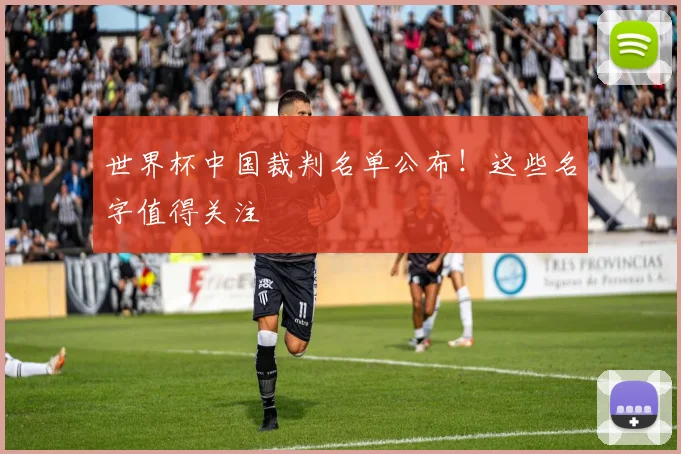世界杯中国裁判名单公布!这些名字值得关注