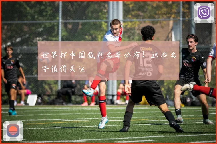 世界杯中国裁判名单公布!这些名字值得关注